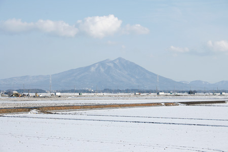 雪化粧の筑波山 [2013年1月15日午後撮影]