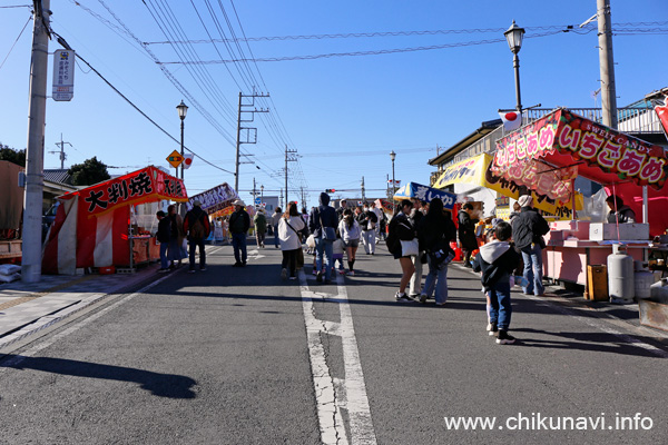 下館大町通り筑西だるま市 [2026年1月12日撮影]