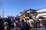 下館大町通り筑西だるま市 新春神輿渡御