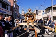 下館大町通り筑西だるま市 新春神輿渡御