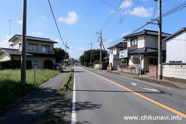 筑西市地域内運行バス 一本松 バス停留所