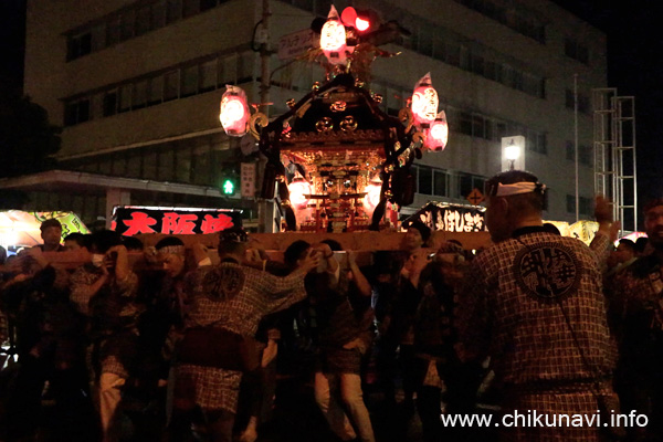 下館祇園まつり 明治神輿           [2024年7月25日撮影]