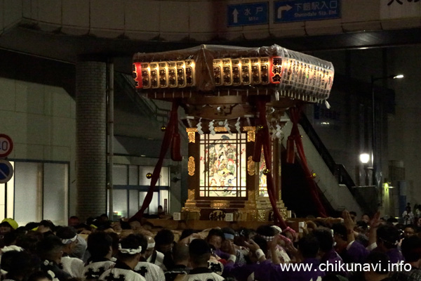 下館祇園まつり 万燈神輿           [2024年7月25日撮影]