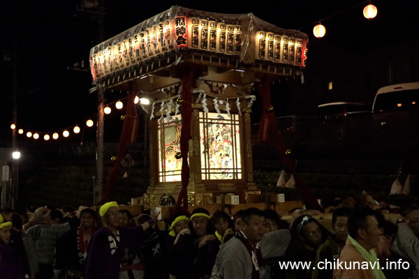 下館祇園まつり 万燈神輿           [2024年7月25日撮影]