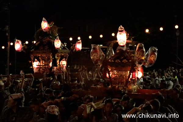 下館祇園まつり 明治神輿・姫神輿   [2024年7月25日撮影]