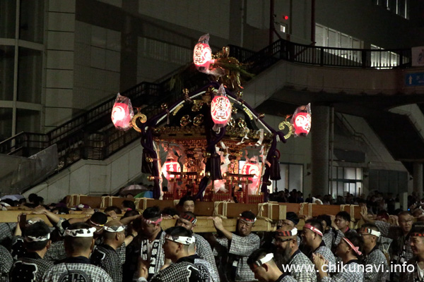 下館祇園まつり 明治神輿 [2024年7月26日撮影]