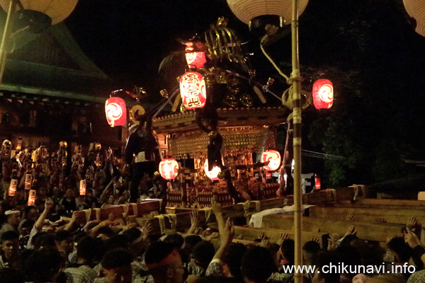 下館祇園まつり 平成神輿のお宮入り [2024年7月27日撮影]