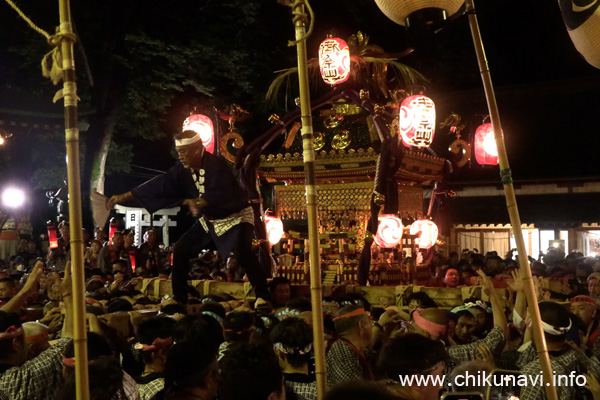 下館祇園まつり 平成神輿のお宮入り [2024年7月27日撮影]