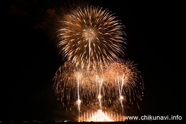 ちくせい花火大会 [2024年10月19日撮影]