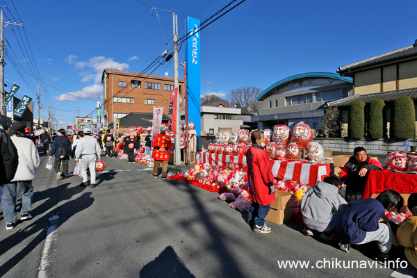 下館大町通りだるま市 [2025年1月13日撮影]