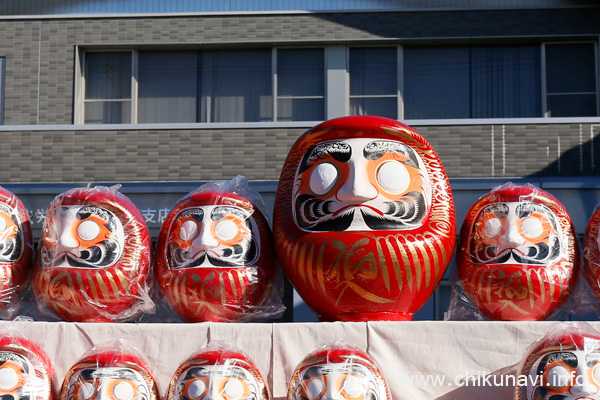 下館大町通りだるま市 [2025年1月13日撮影]