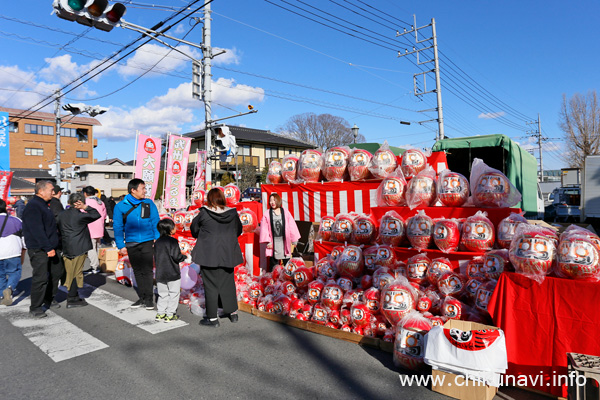 下館大町通りだるま市 [2025年1月13日撮影]