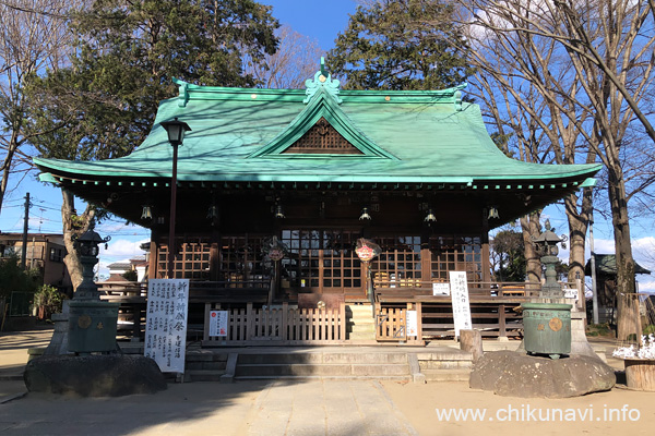 2月2日の節分祭を待つ羽黒神社 [2025年1月30日撮影]