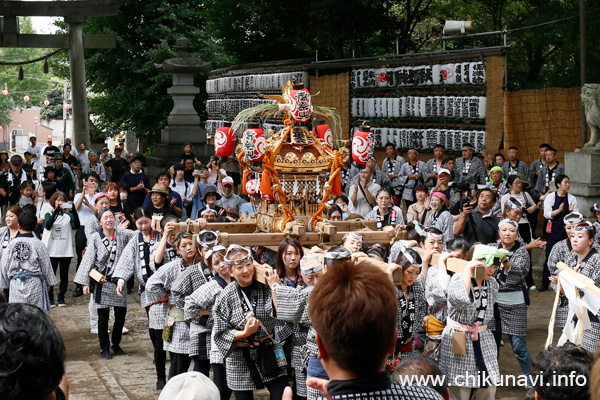 下館祇園まつり 姫神輿 [2026年7月26日撮影]