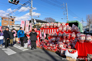 下館大町通りだるま市