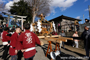 下館大町通りだるま市 新春神輿渡御