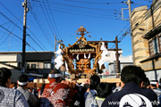 下館大町通りだるま市 新春神輿渡御